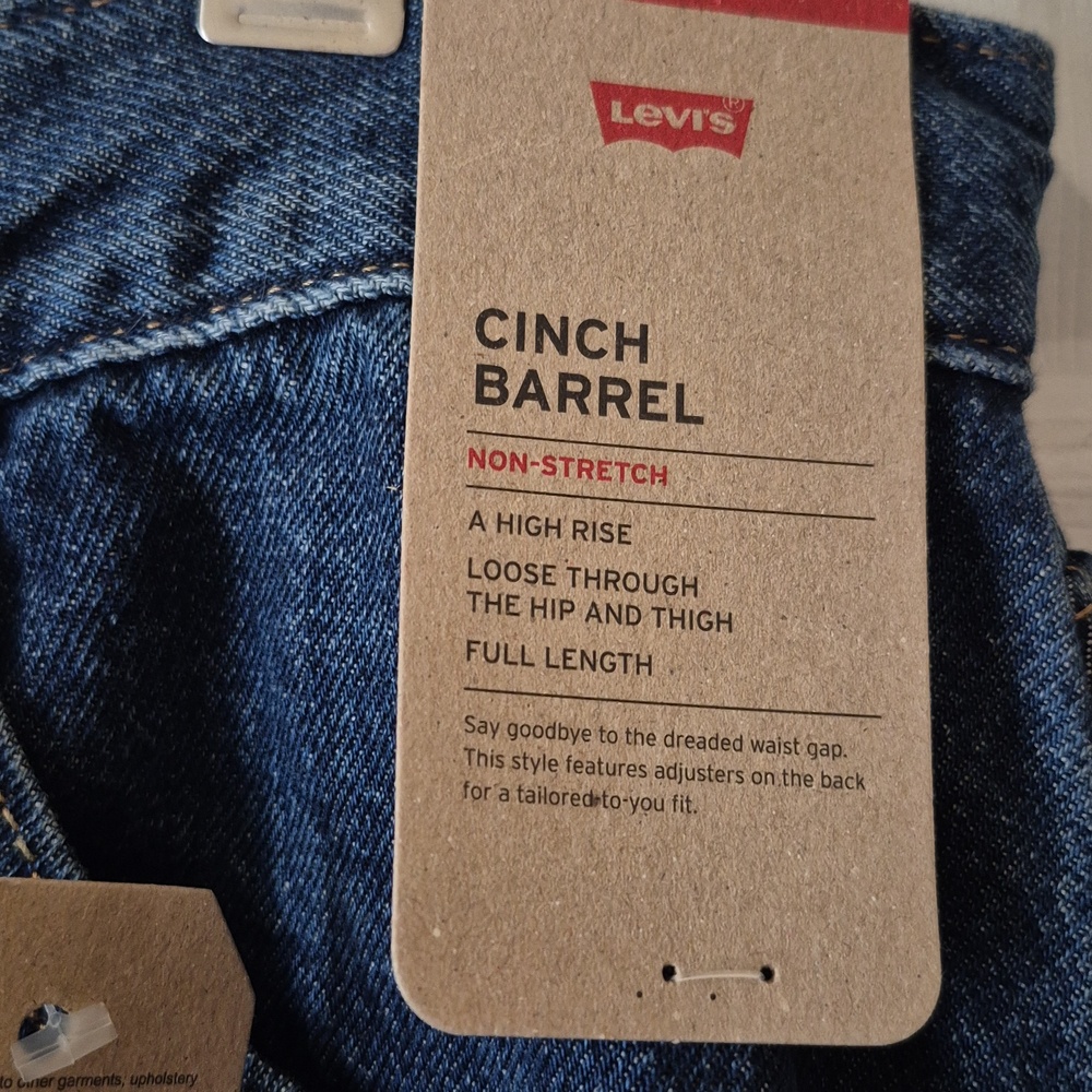 Levis Cinch Barrel High-rise Jeans